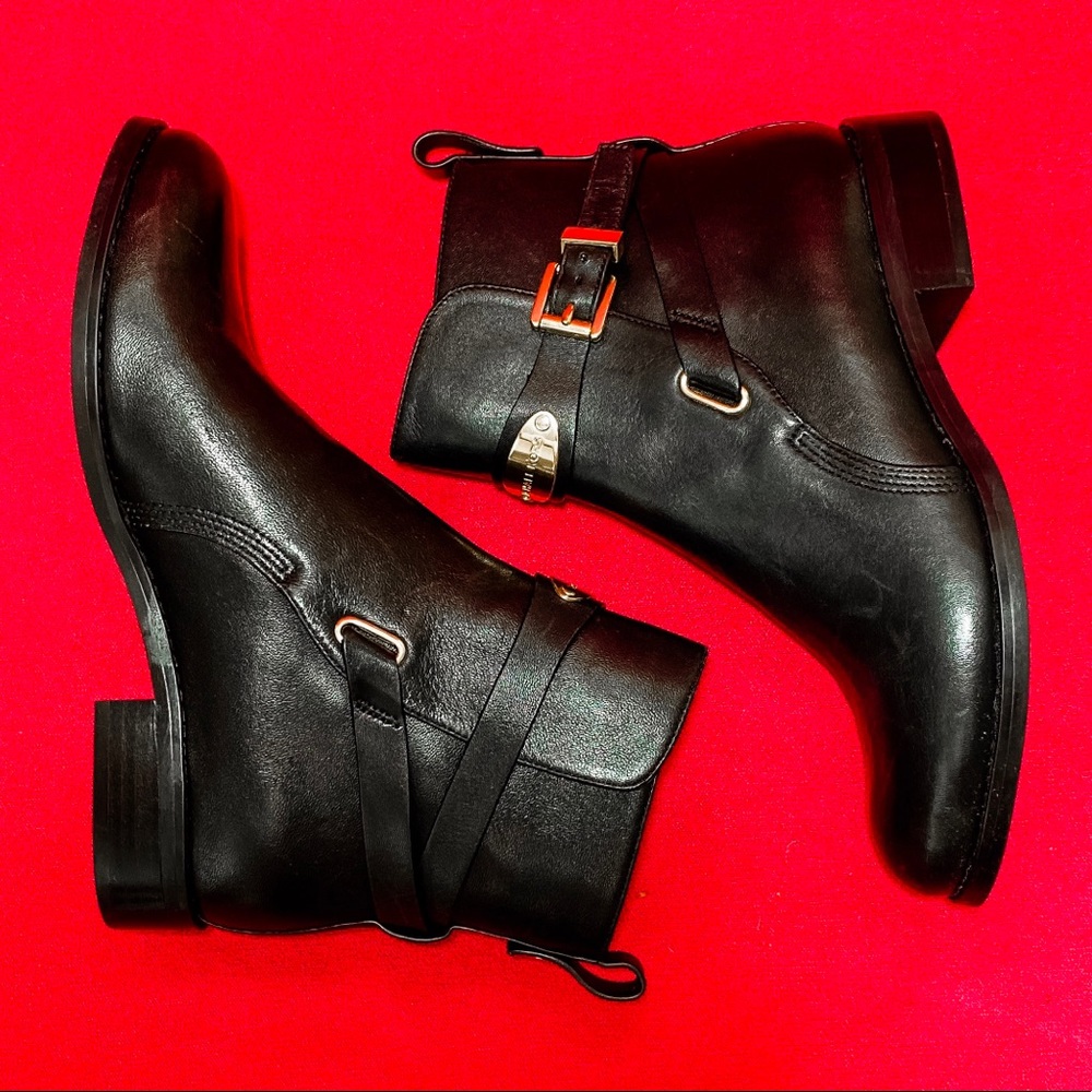 MICHAEL KORS Arley Ankle Boots Leather black sz 6